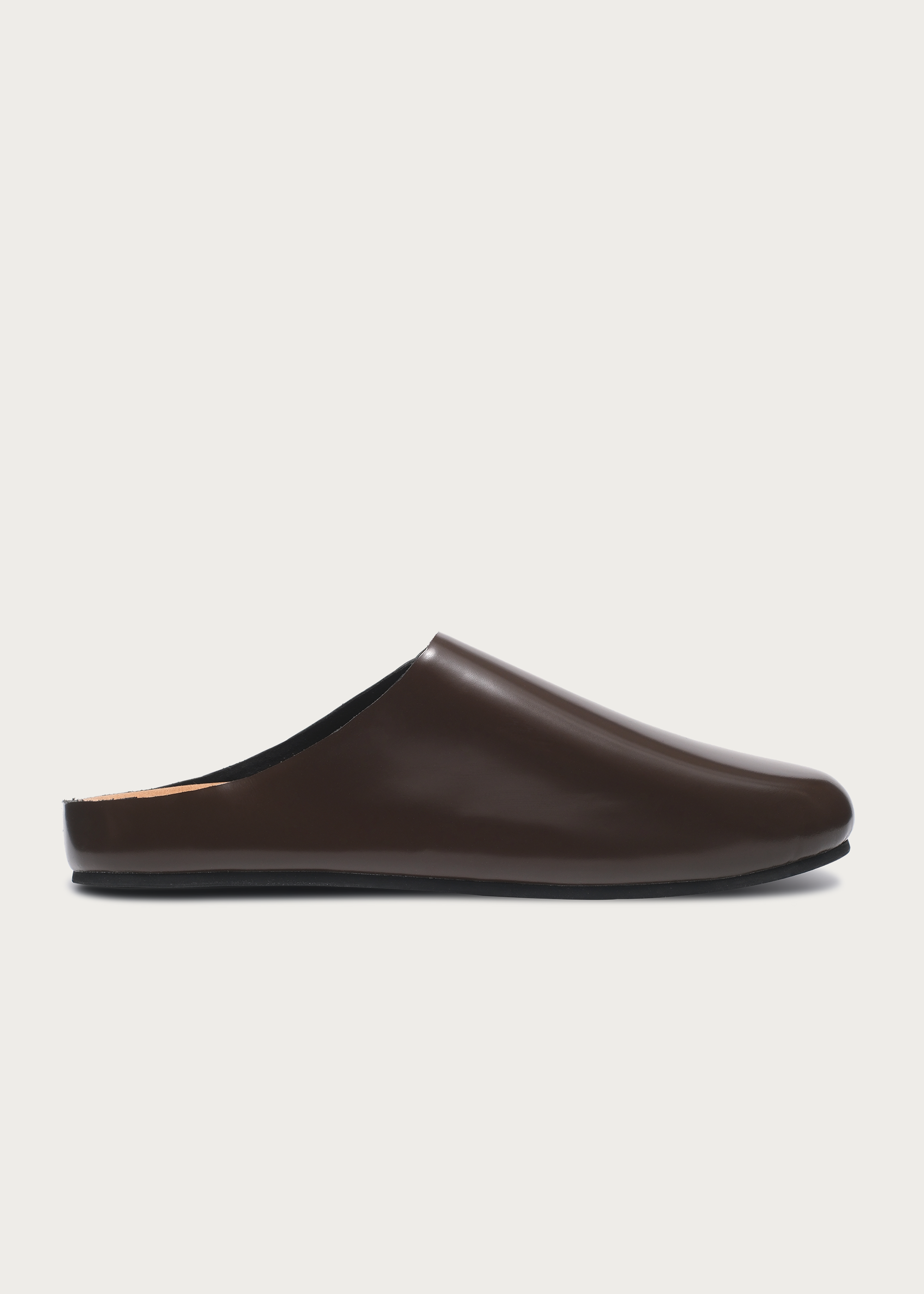 Clogs"Star emblem3.0"Glossy-brown