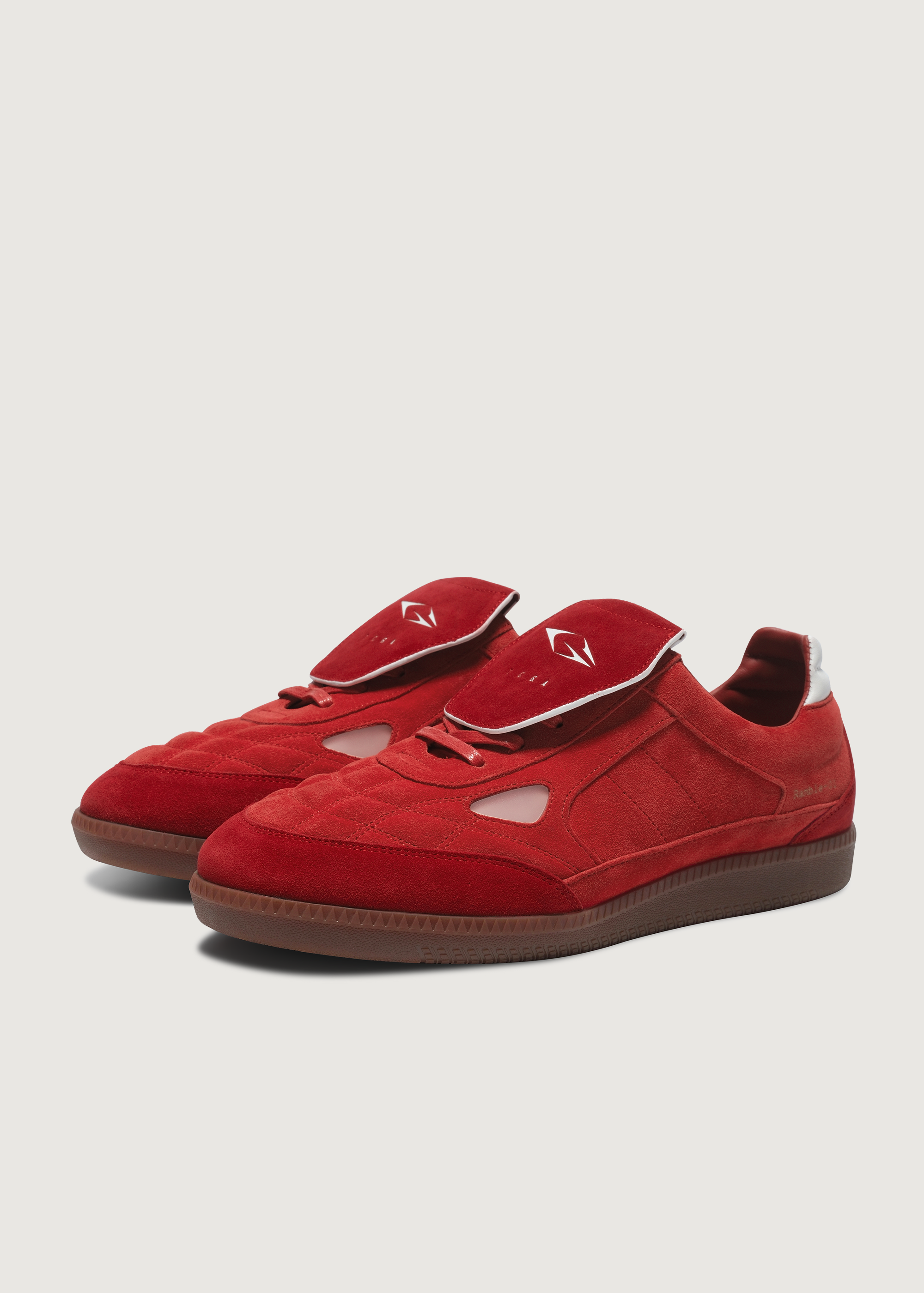 Ramble Suede Bordeaux red