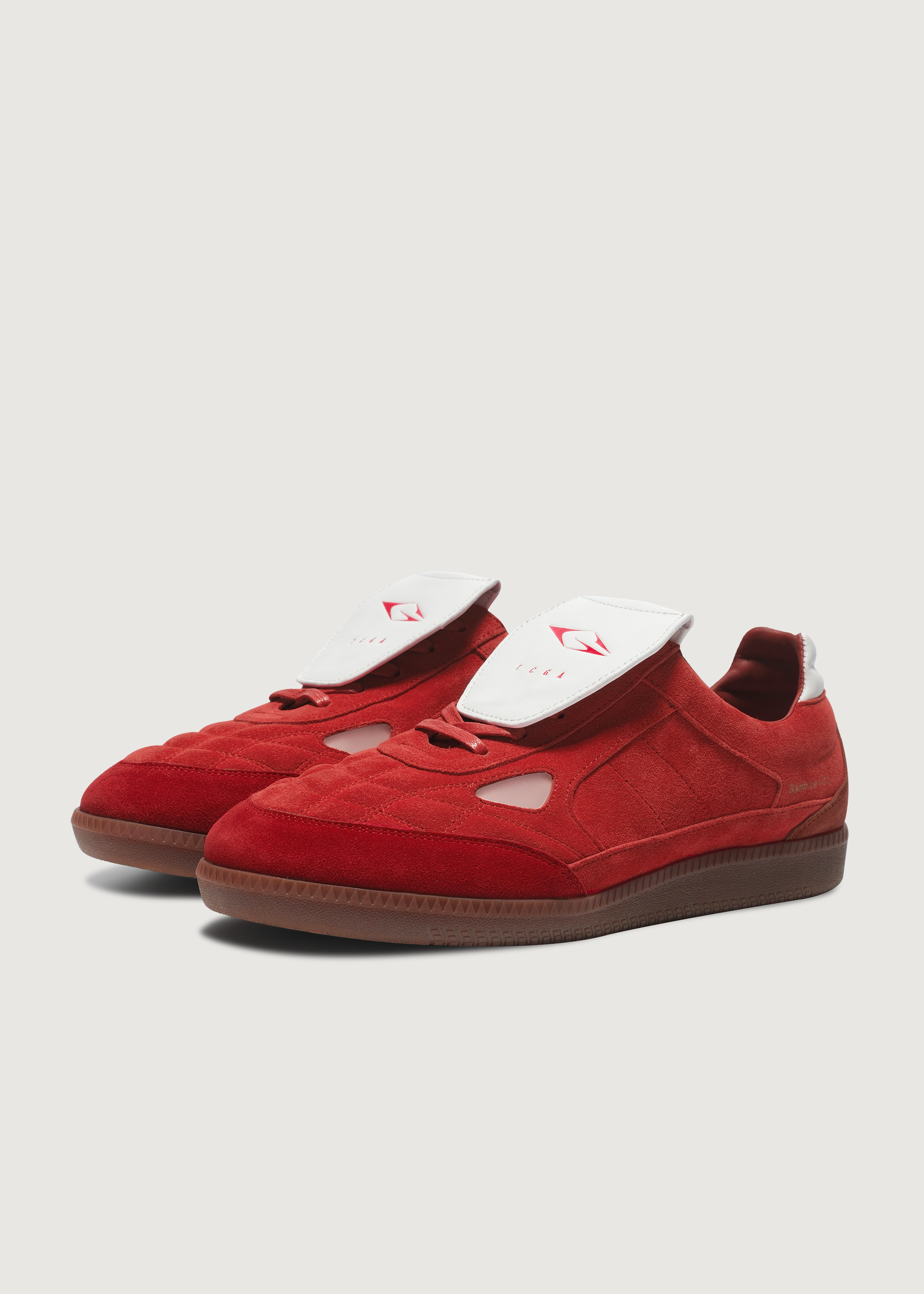 Ramble Suede Bordeaux red