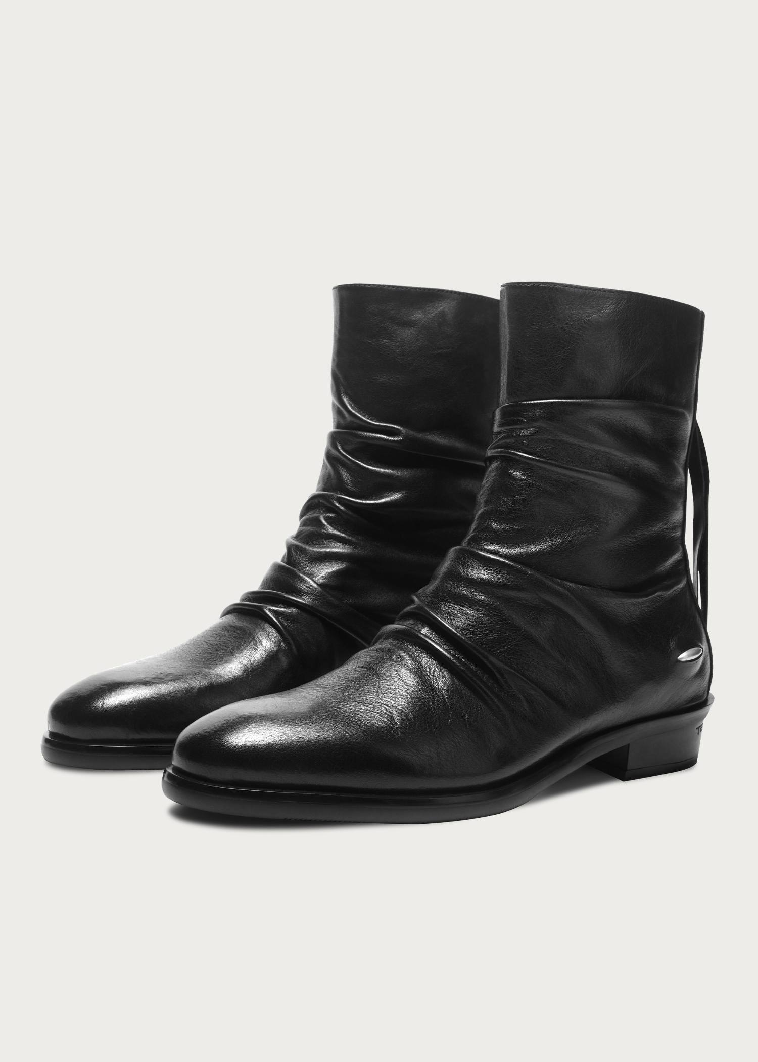 Ankle boots Ruched Full-Grain Horsehide