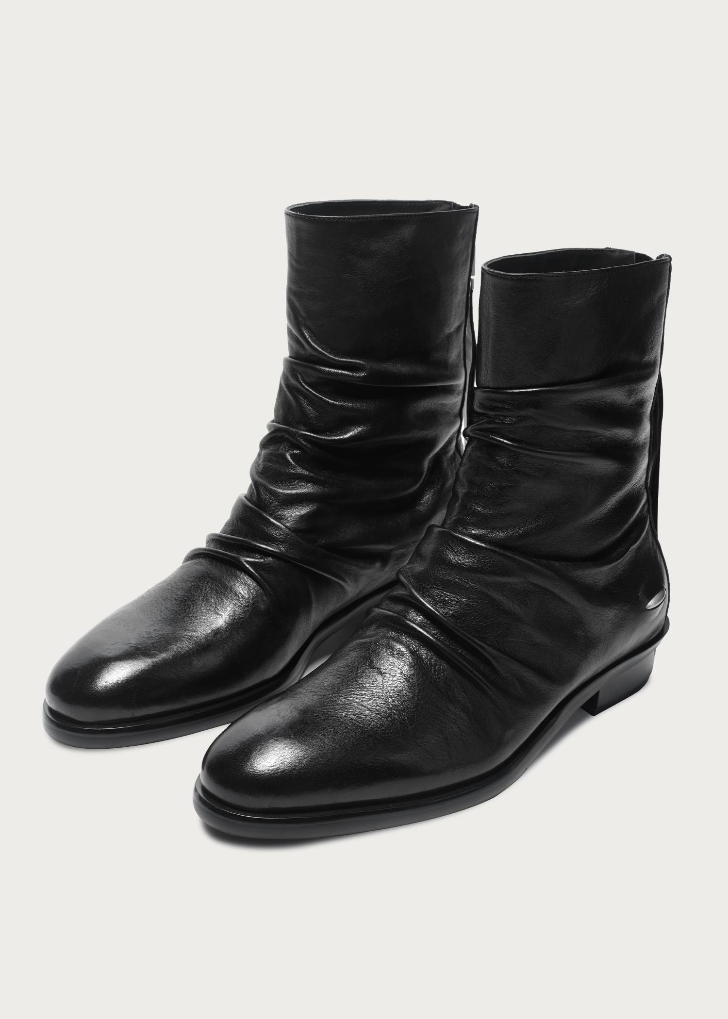 Ankle boots Ruched Full-Grain Horsehide