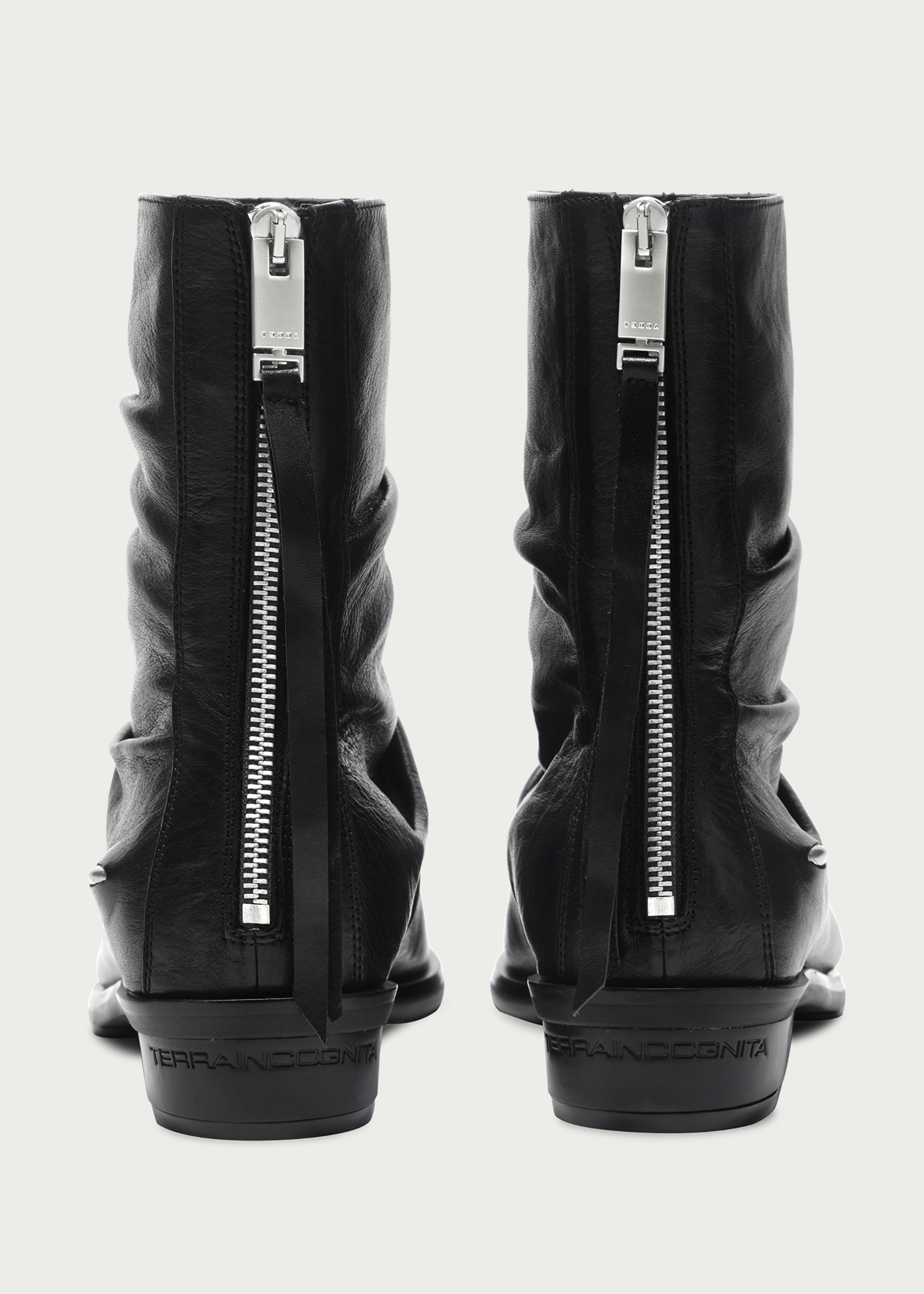 Ankle boots Ruched Full-Grain Horsehide