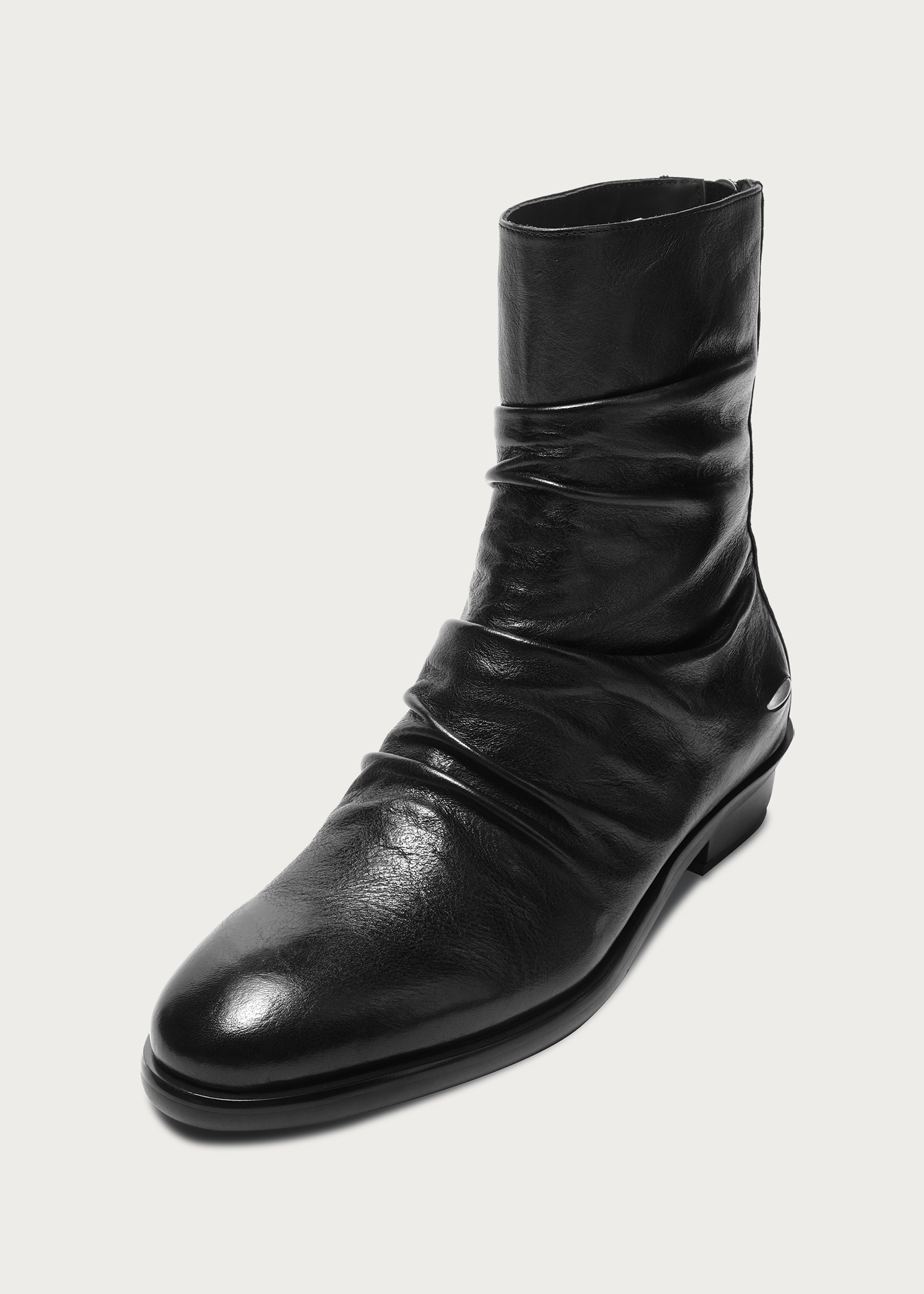 Chelsea boots Pleated Washed-horsehide