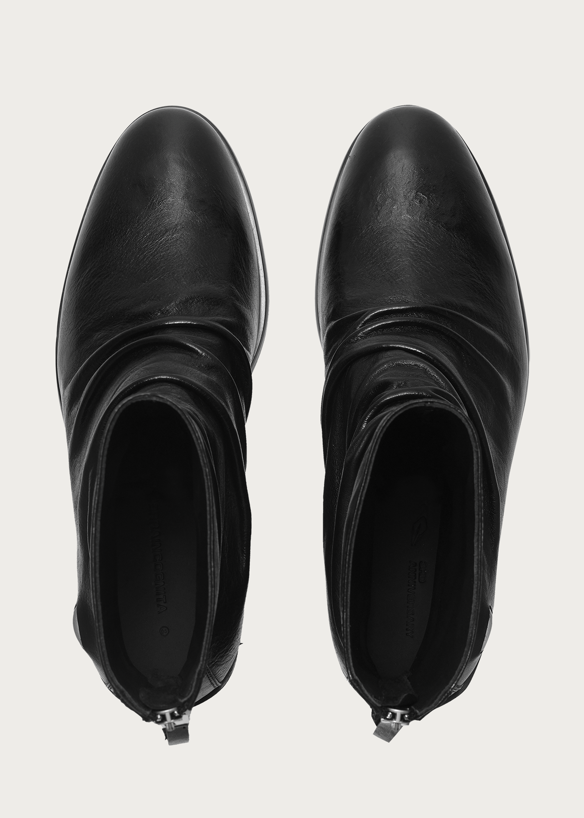 Chelsea boots Pleated Washed-horsehide