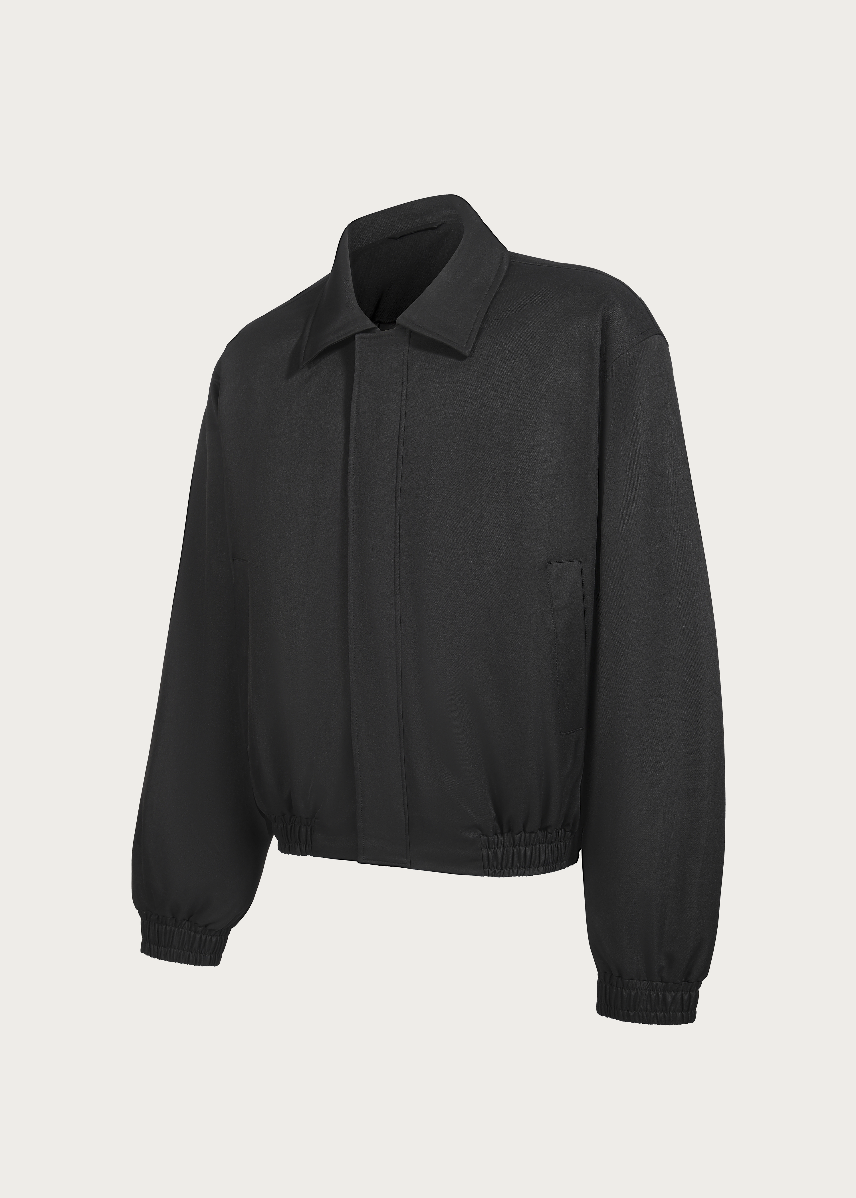 90% White Duck Down Lightweight Warm Jacket Black