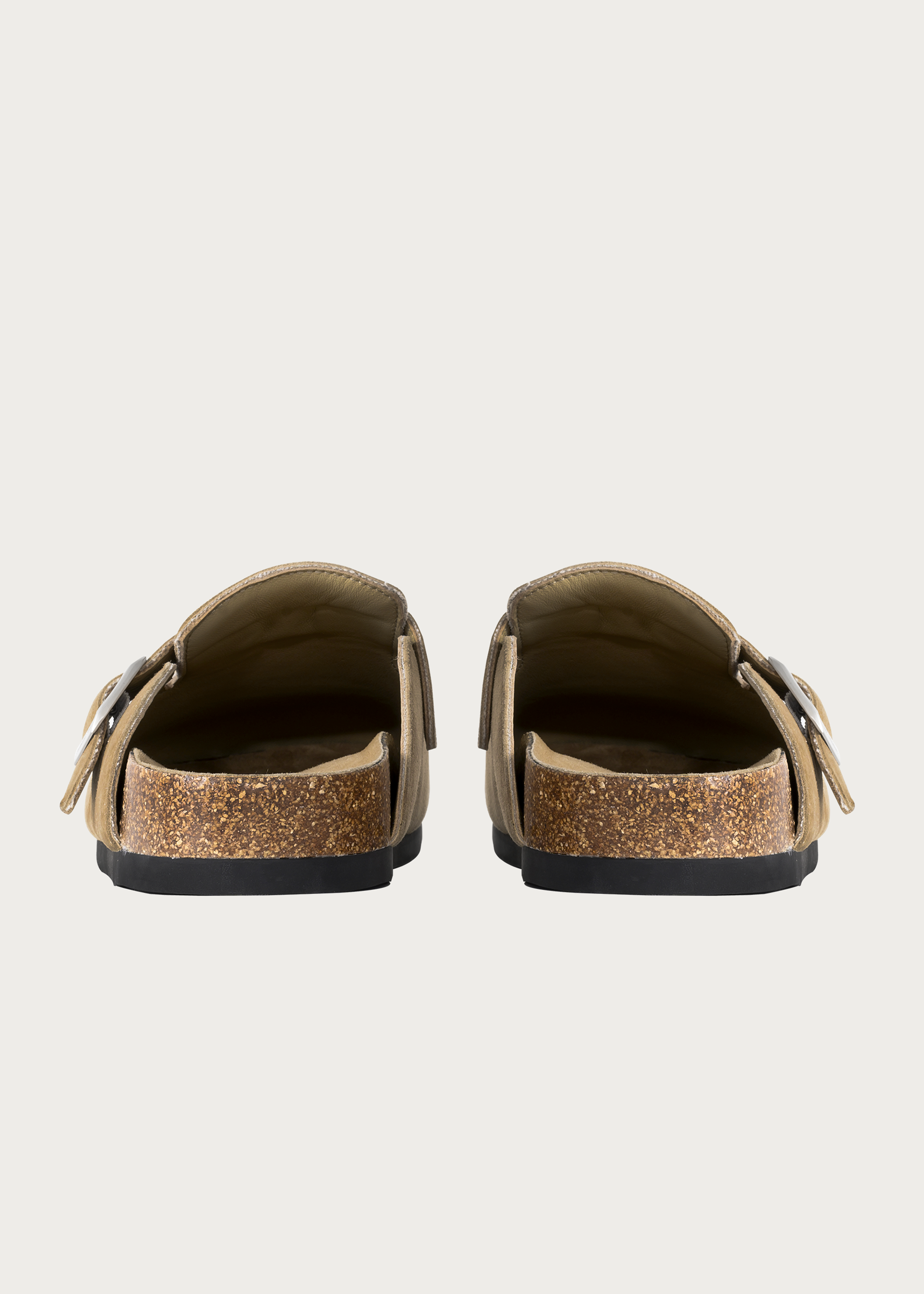 Clogs Sheepskin Khaki