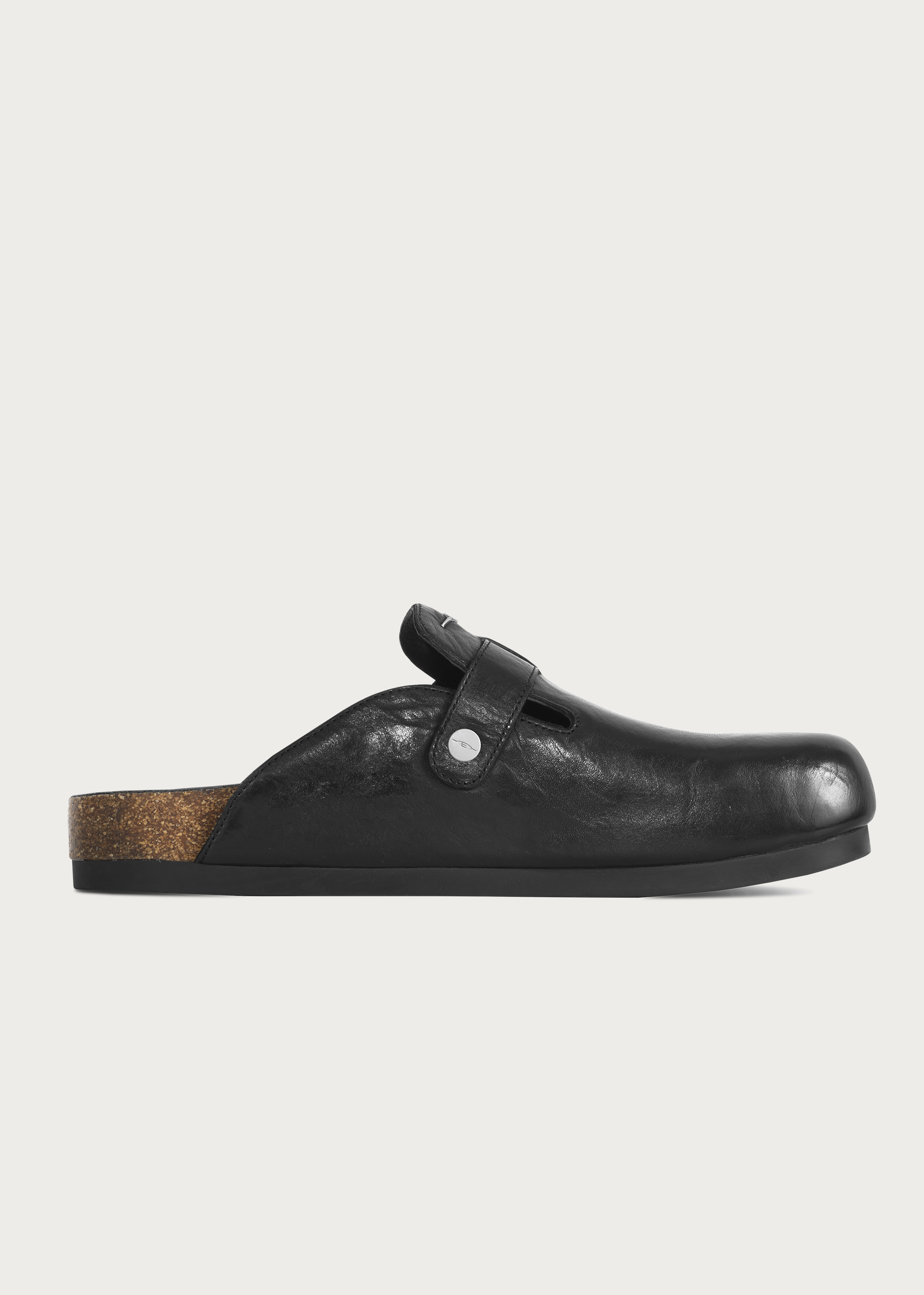 Clogs horsehide Black