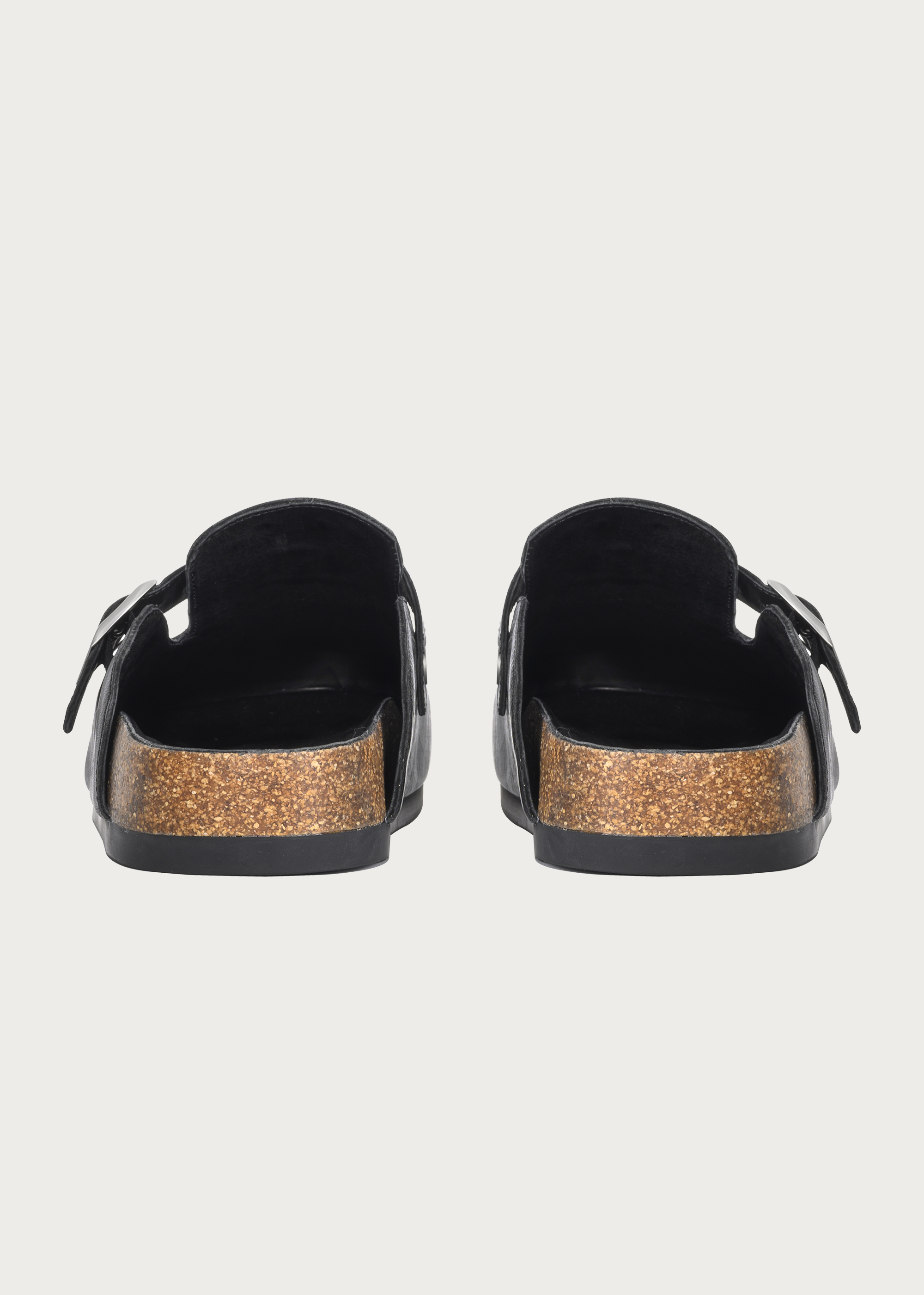 Clogs horsehide Black