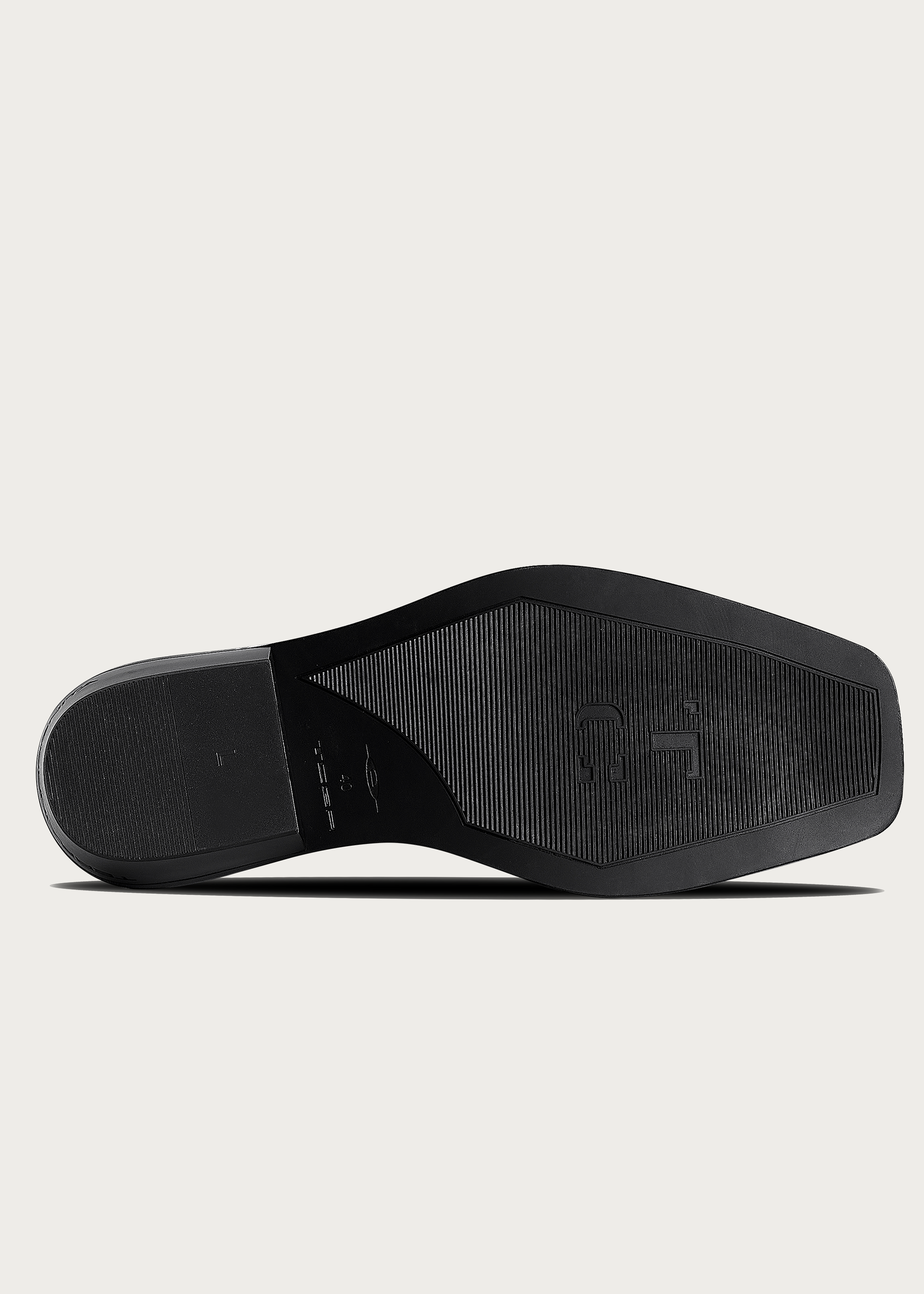 Chelsea boots Square-toe Black and Red-Flame-pattern