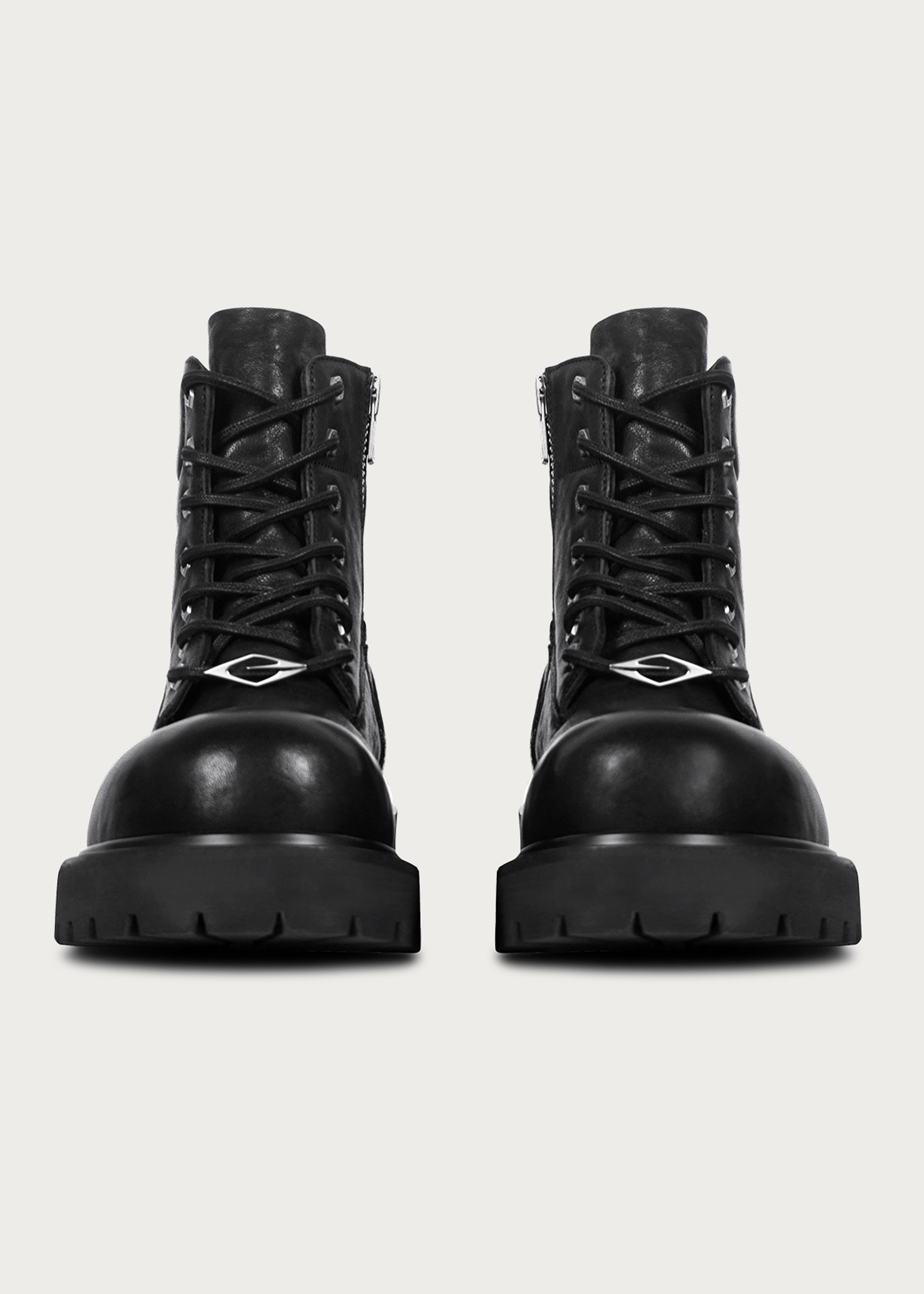 Workwear horsehide boots Black