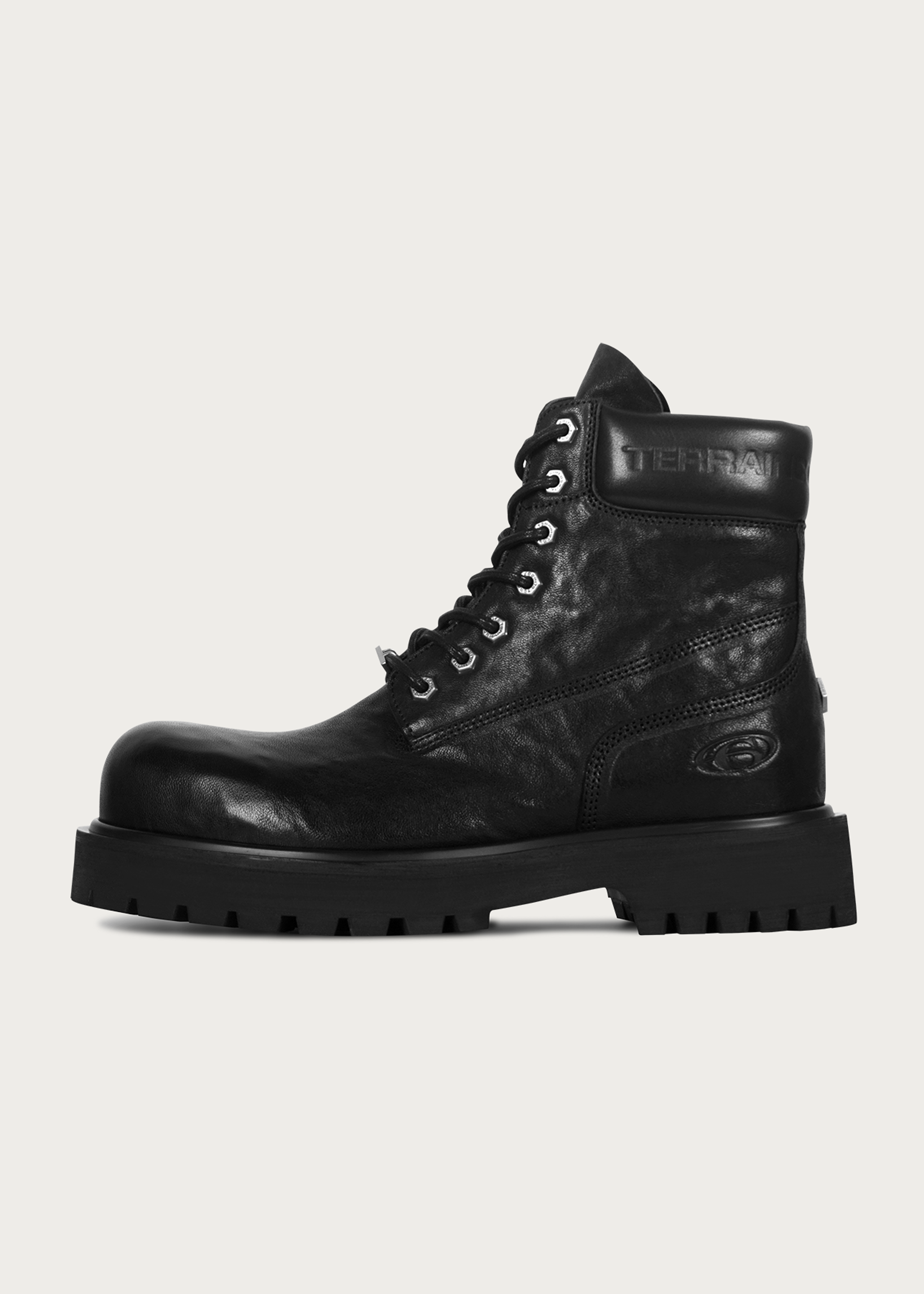 Workwear horsehide boots Black