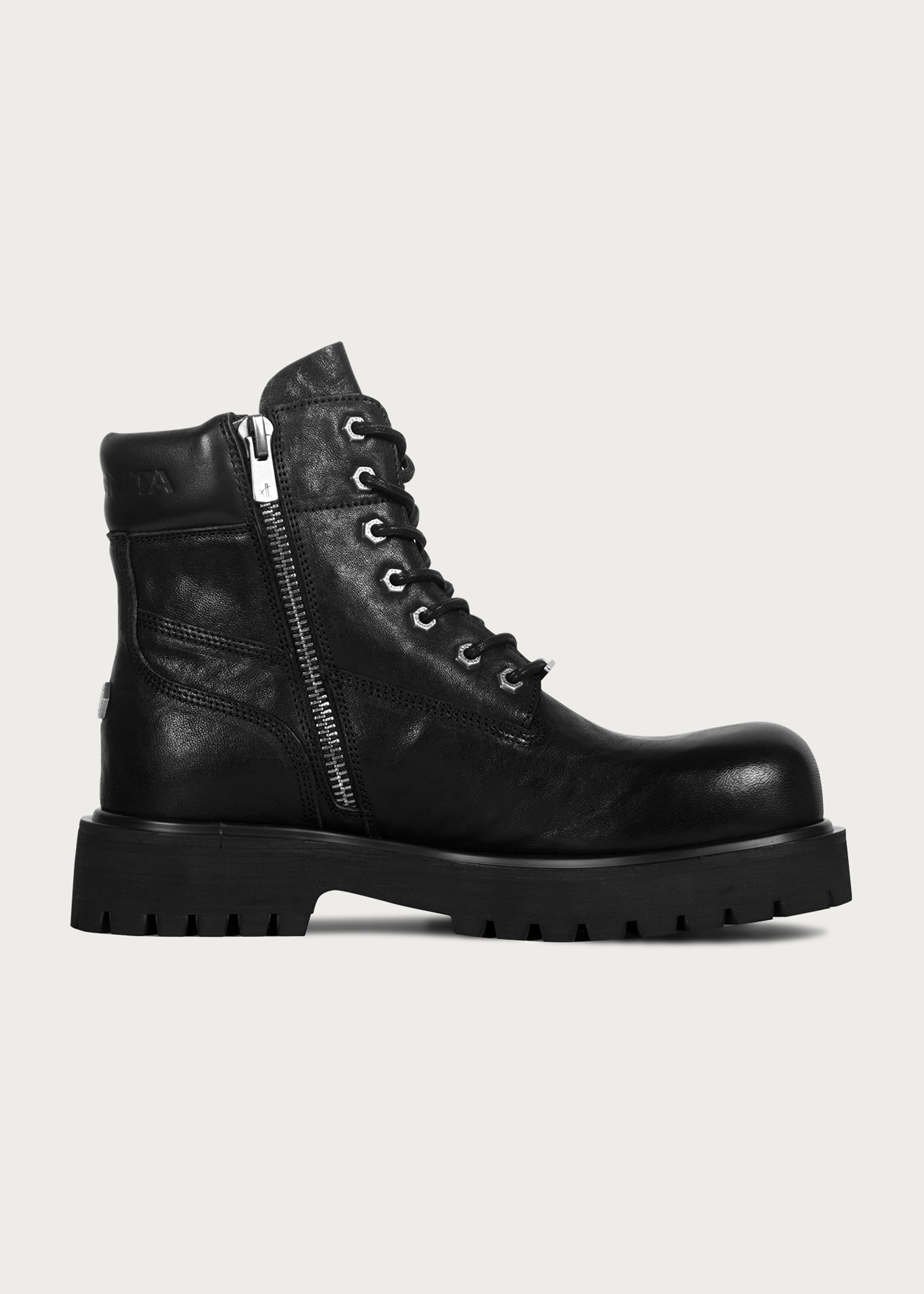 Workwear horsehide boots Black