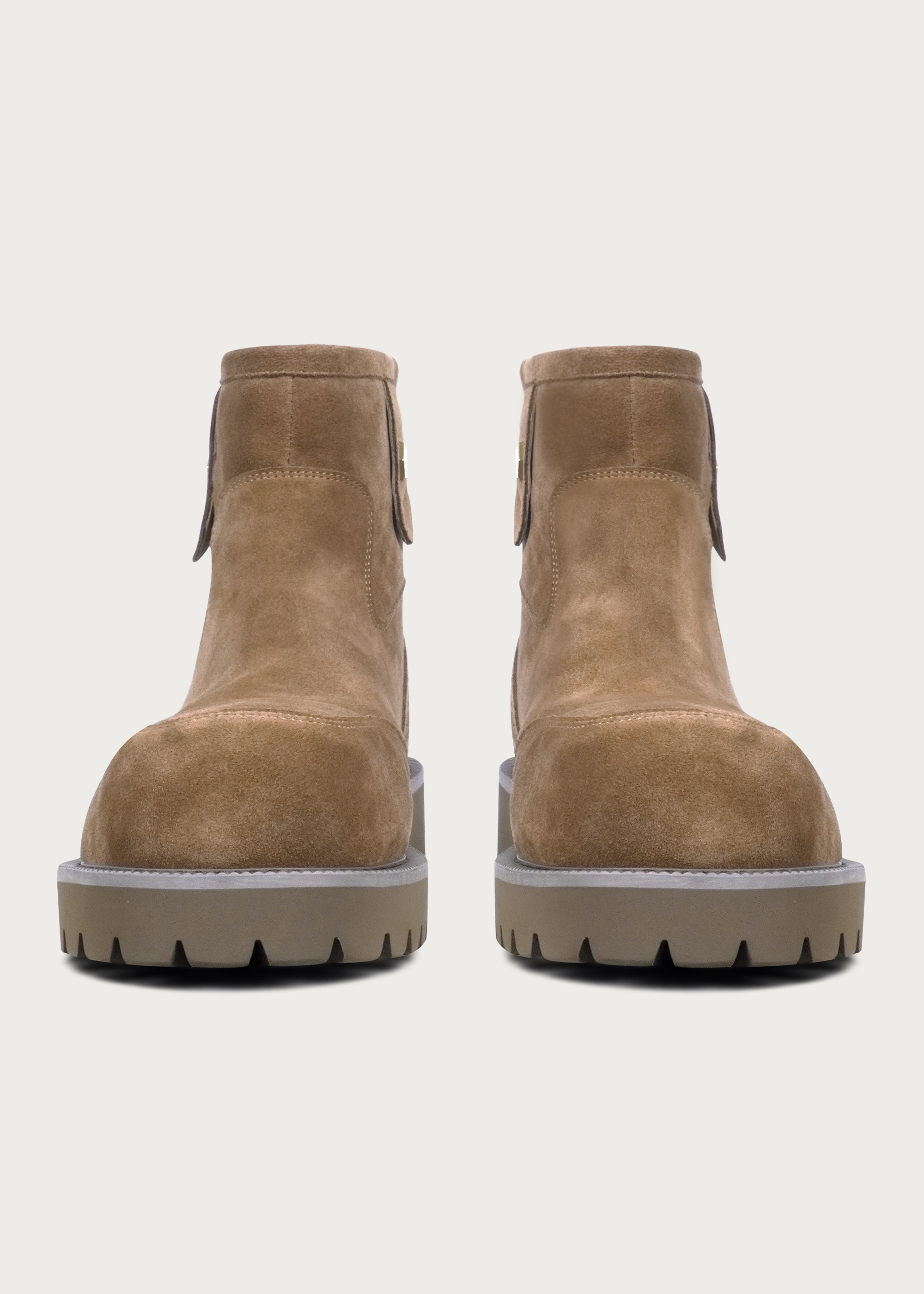 Snow boots Fleece Mid-top Light coffee-brown