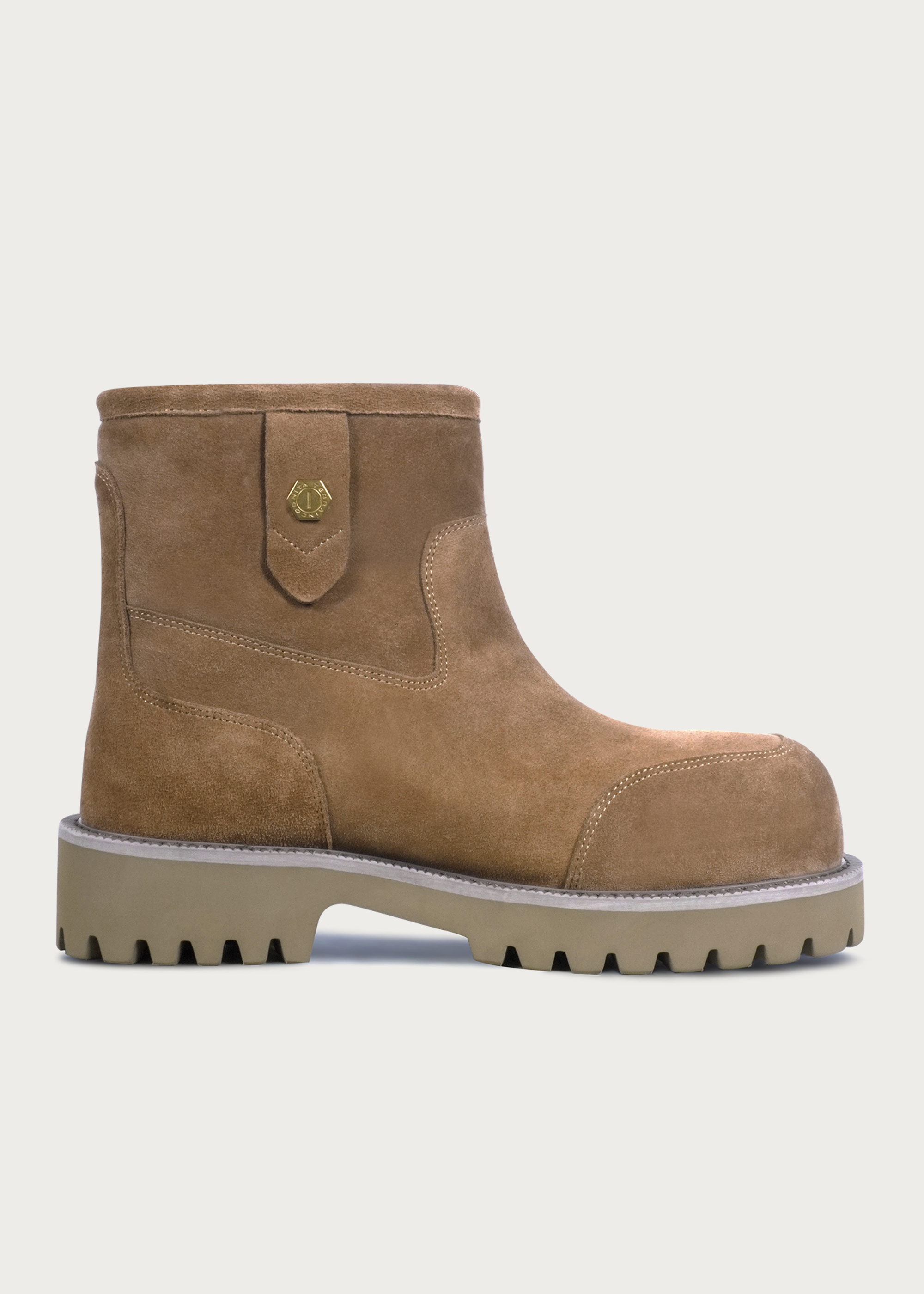 Snow boots Fleece Mid-top Light coffee-brown