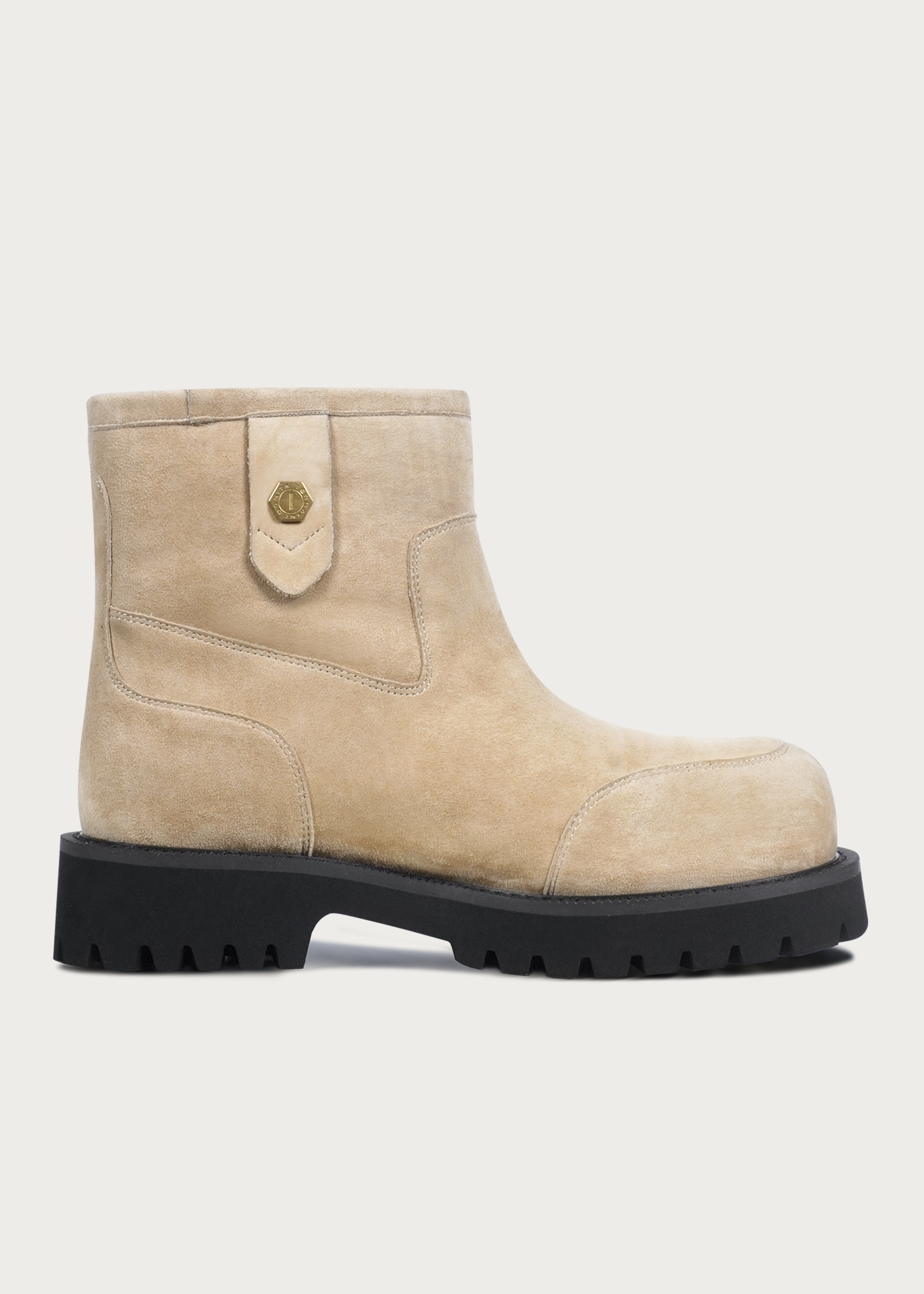 Snow boots Fleece Mid-top Light cream-brown