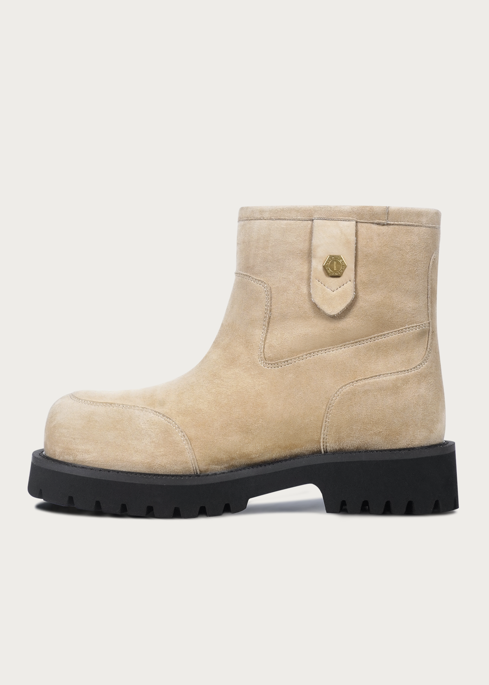 Snow boots Fleece Mid-top Light cream-brown