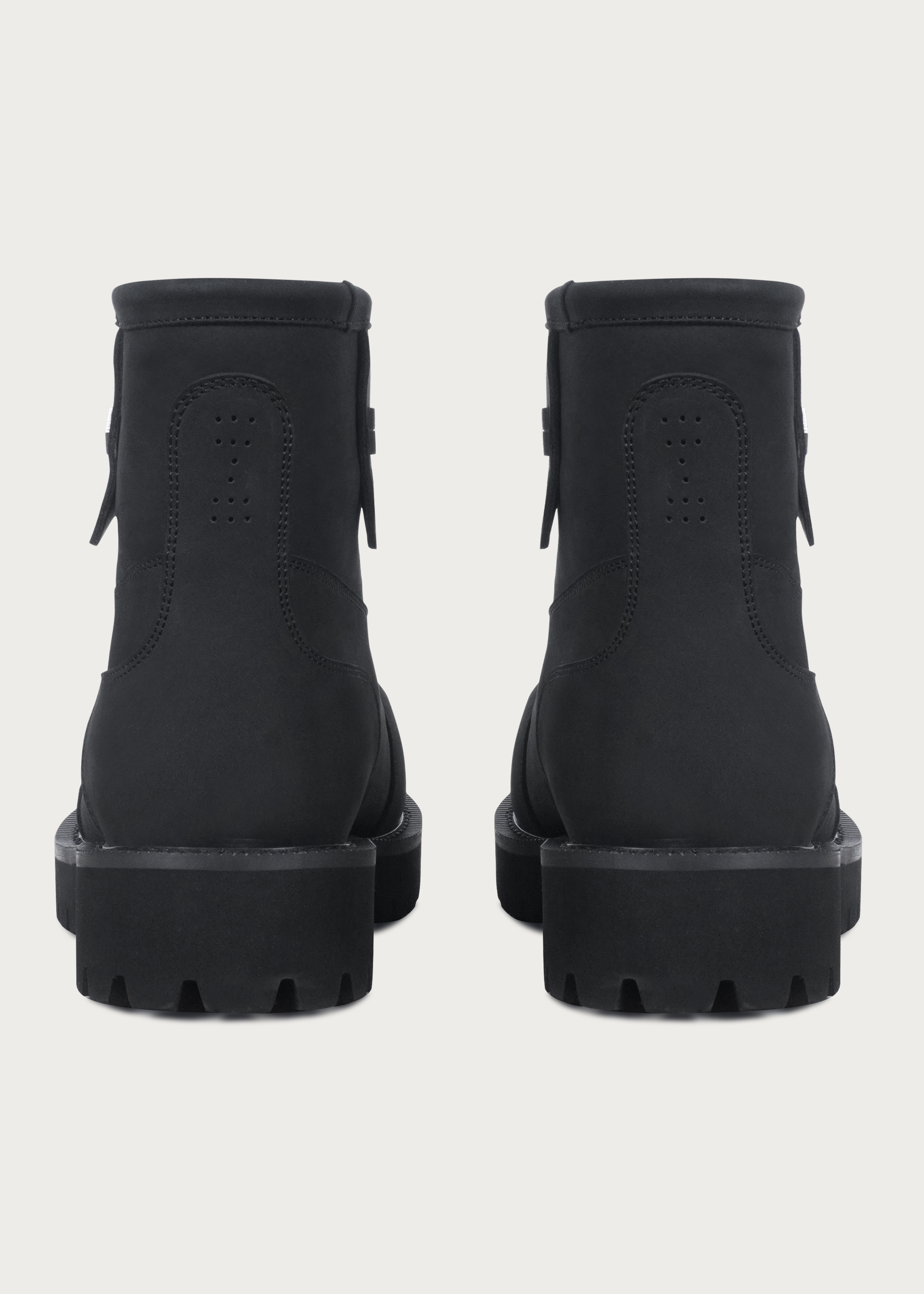 Snow boots Fleece Mid-top Matte black