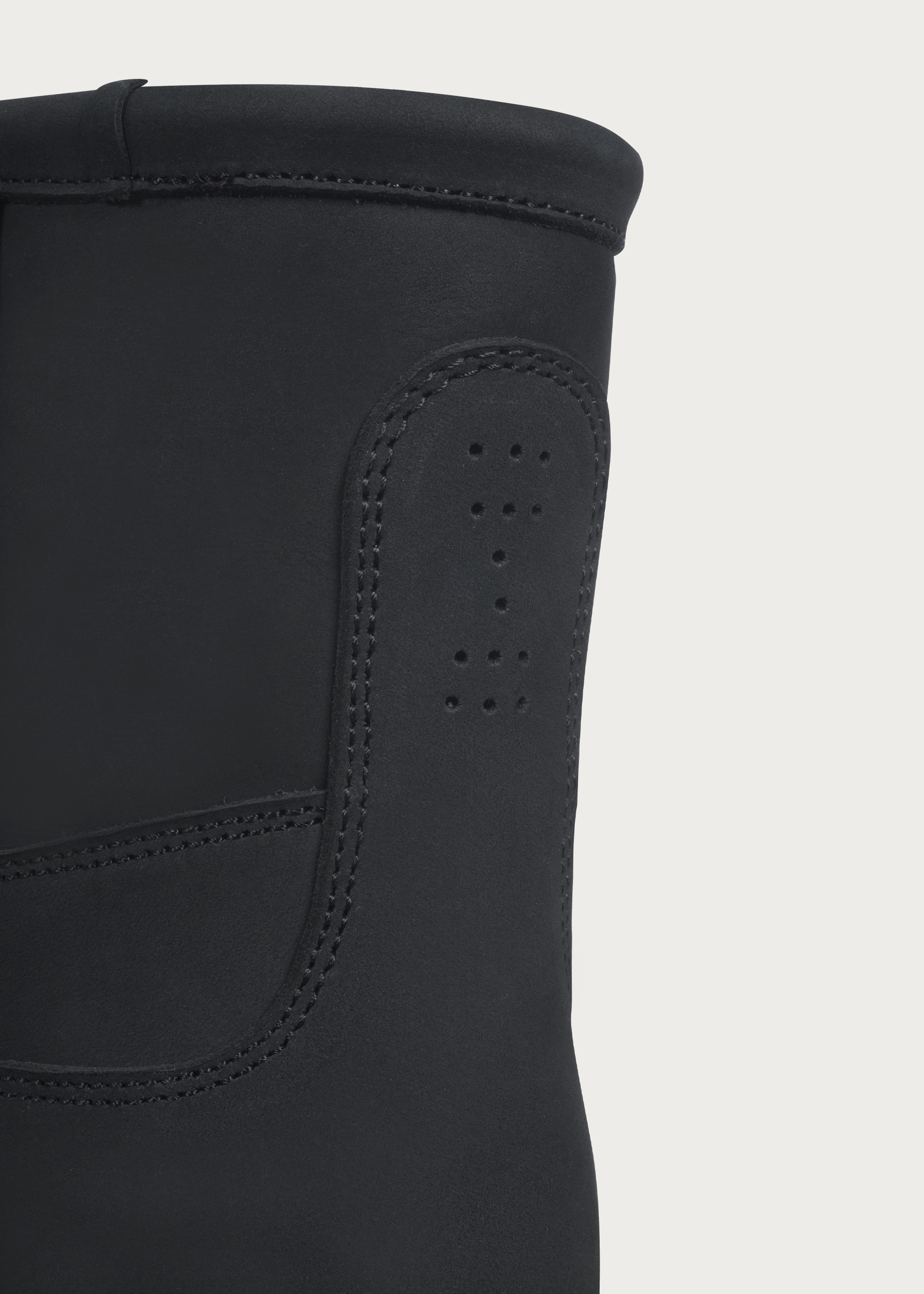Fleece Mid-Top Snow Boots Matte Black