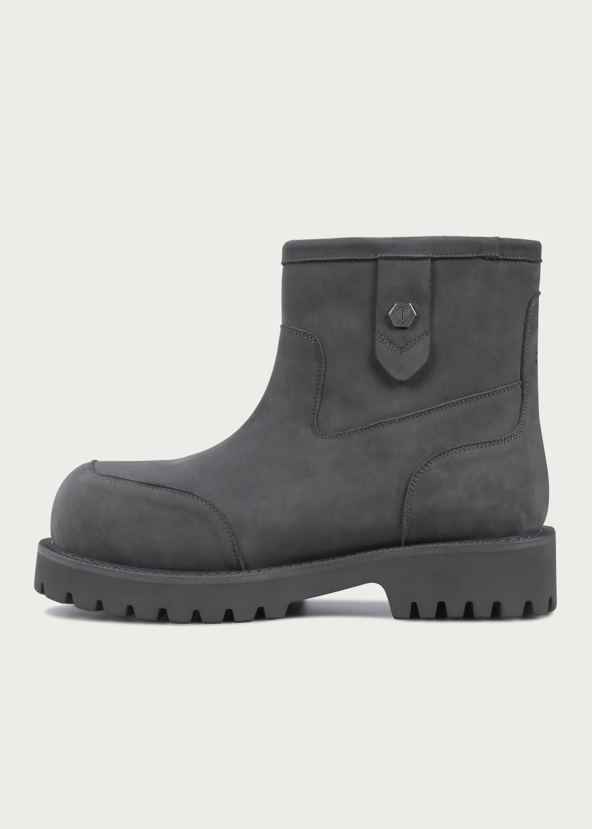 Snow boots Fleece Mid-top Misty gray