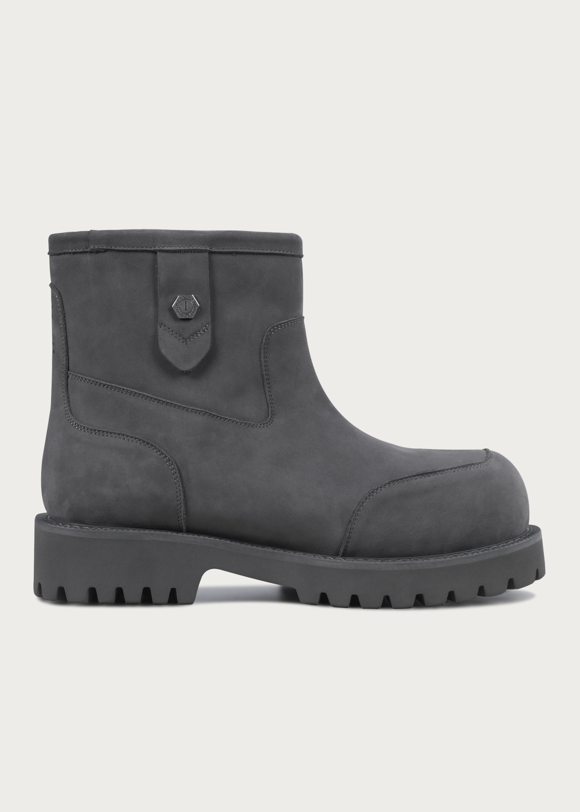 Snow boots Fleece Mid-top Misty gray